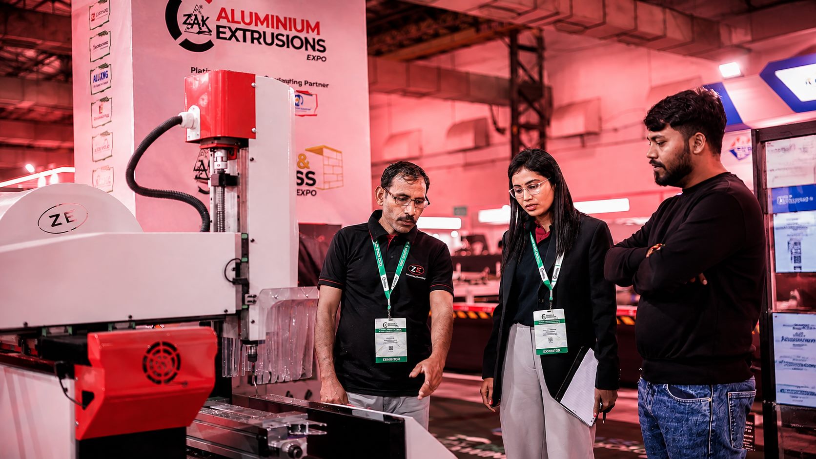 Show floor at Zak Aluminium Extrusions Expo